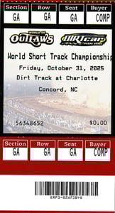 Word of Outlaws and DIRTCar Ticket